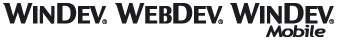 Logo WinDev, WebDev, WinDev Mobile